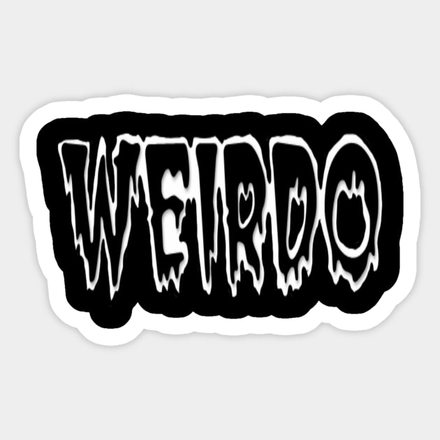 Weirdo Sticker by Almost Normal